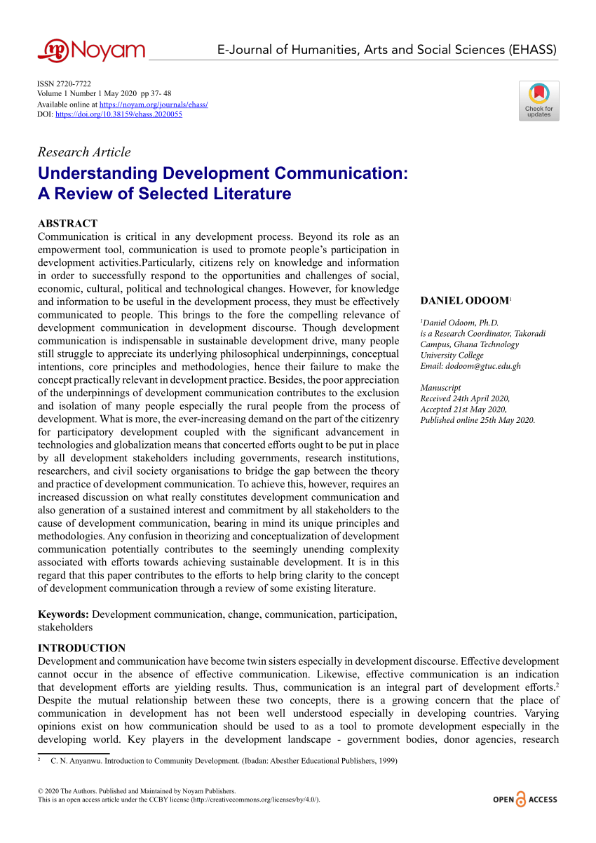 development communication dissertation topics