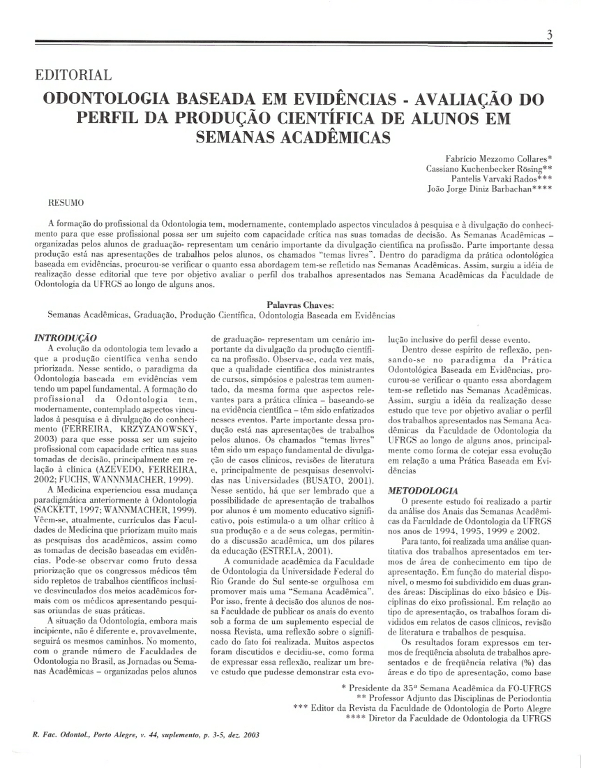 postagem para um perfil de metodologia científica 