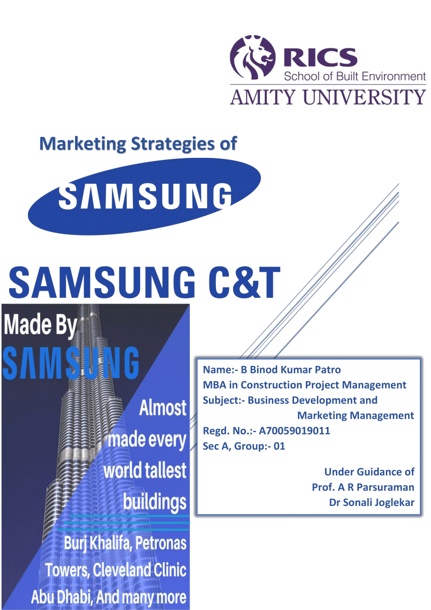 marketing research of samsung company