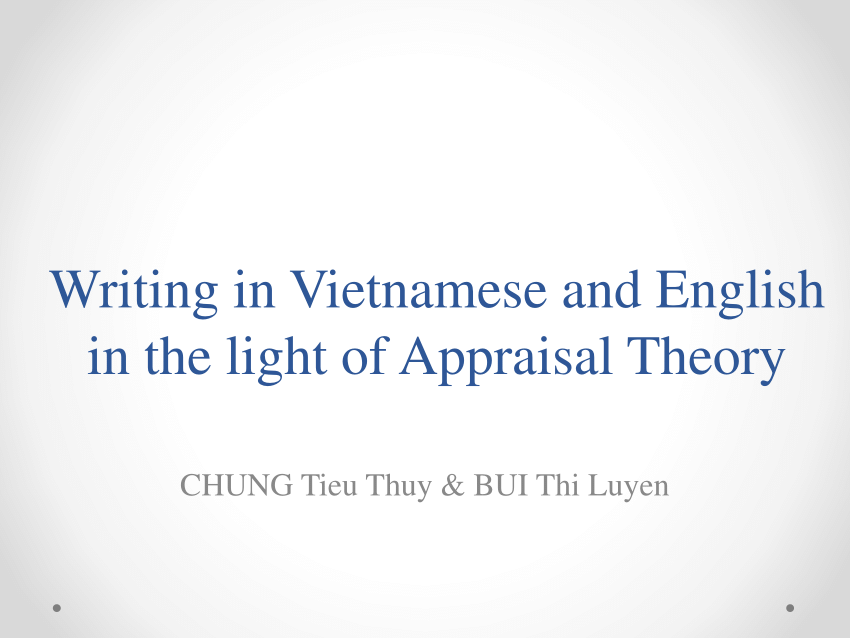 thesis definition in vietnamese