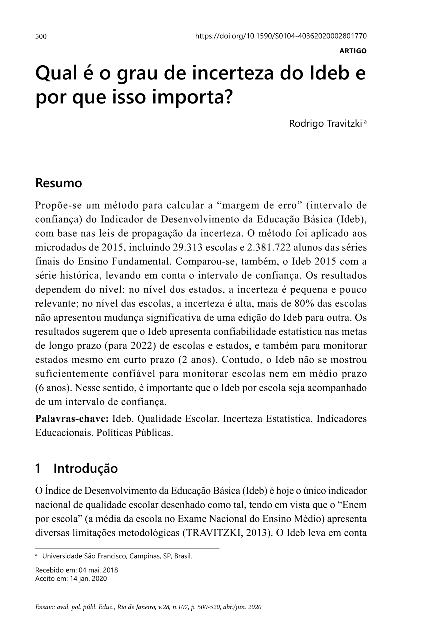 Escolas têm dificuldades para manter nota do Ideb