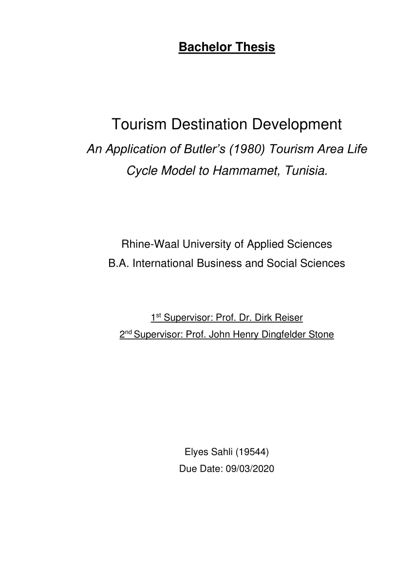 destination development thesis