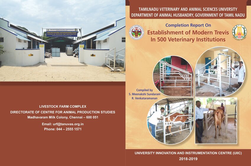 PDF) Establishment of Modern Trevis in 500 Institutions of Department of Animal  Husbandry, Government of Tamilnadu