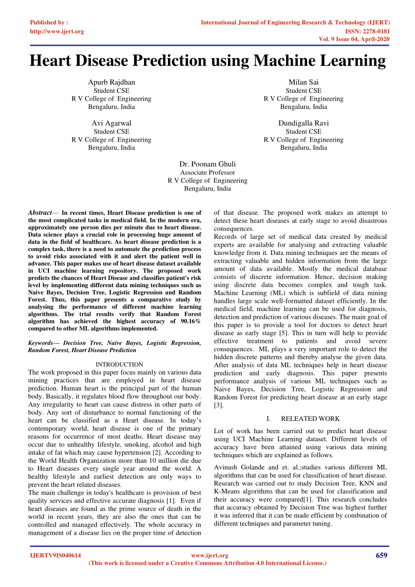 heart disease prediction using deep learning research paper