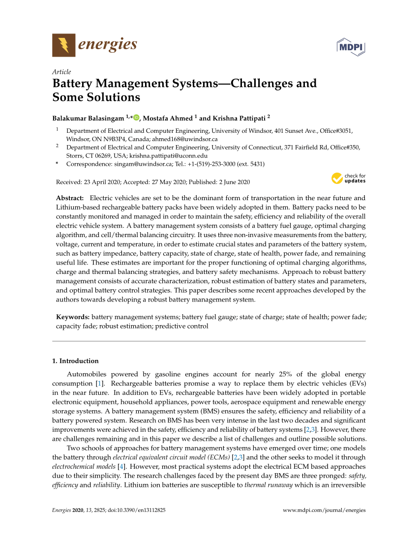 research paper on battery management system