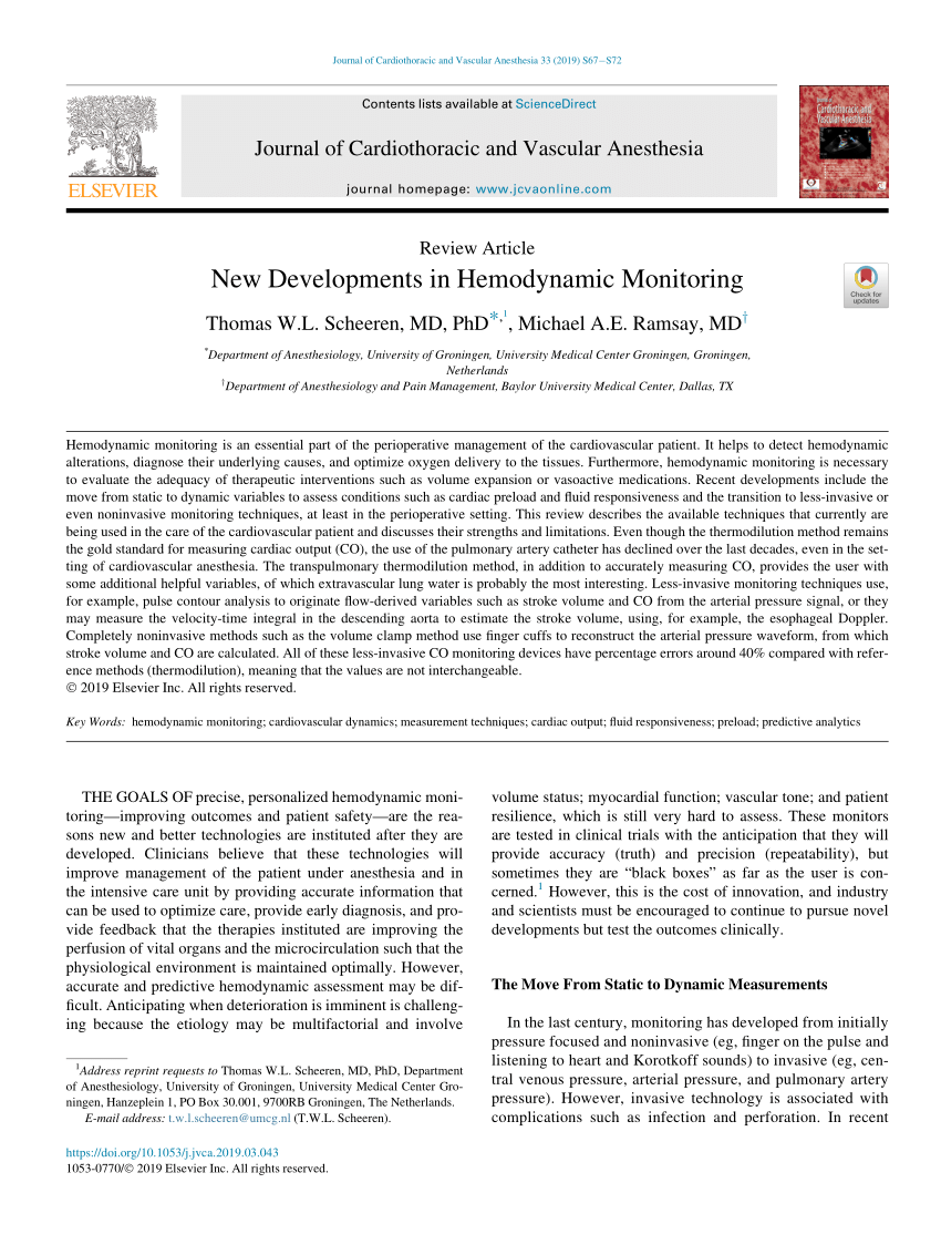 Continuous Noninvasive Arterial Pressure Monitoring for Transcatheter  Aortic Valve Replacement - ScienceDirect