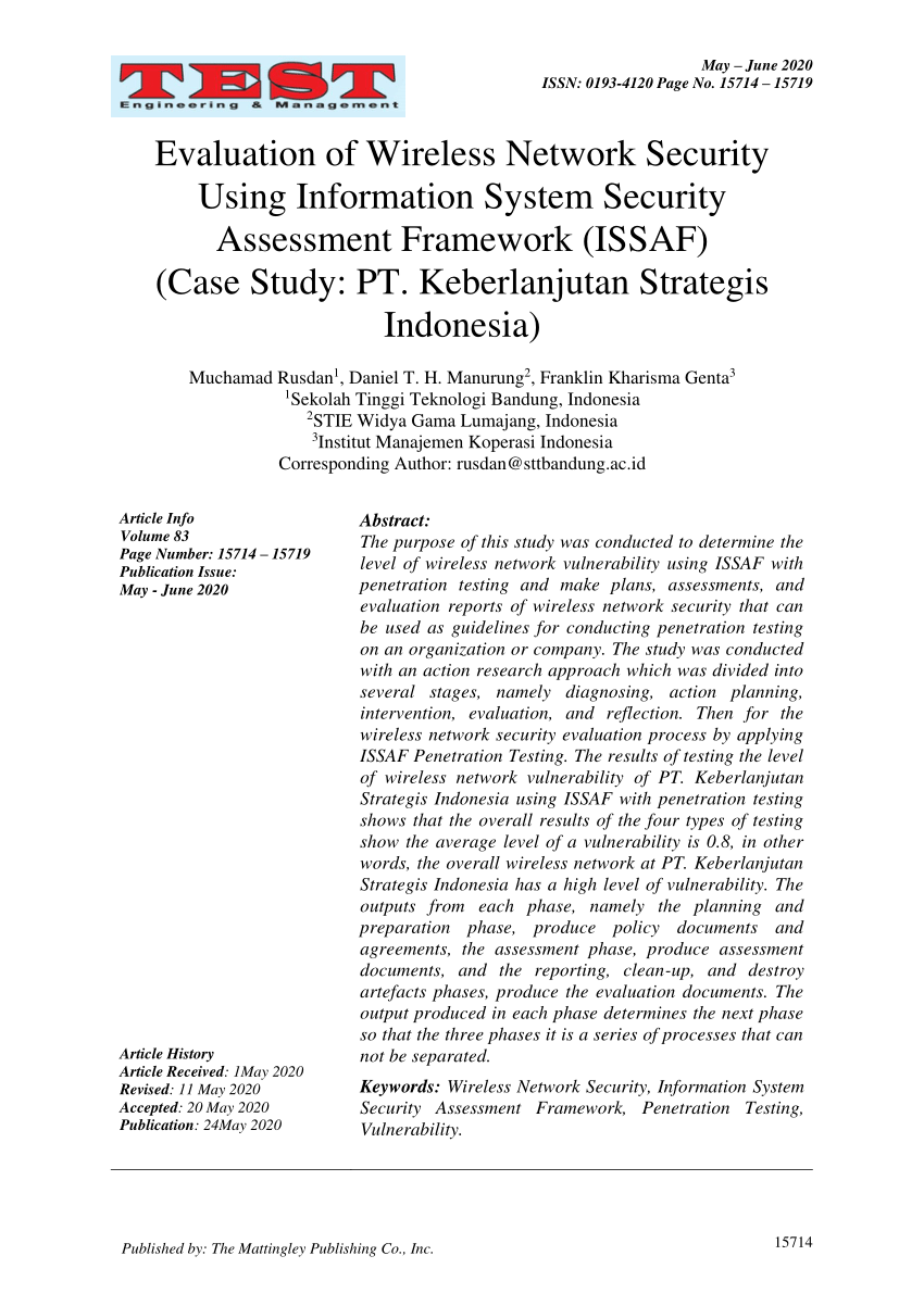 literature review on wireless network security