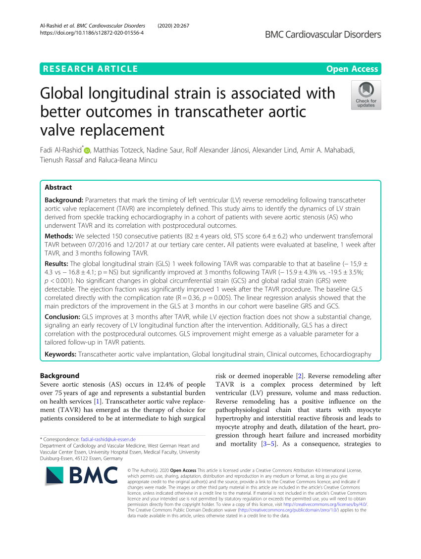 Global Longitudinal Strain: Is It Time to Change the Preoperative Cardiac  Assessment of Oncology Patients?