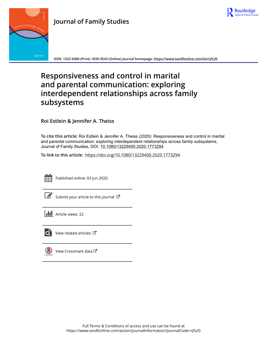 characteristics of communication within family subsystems