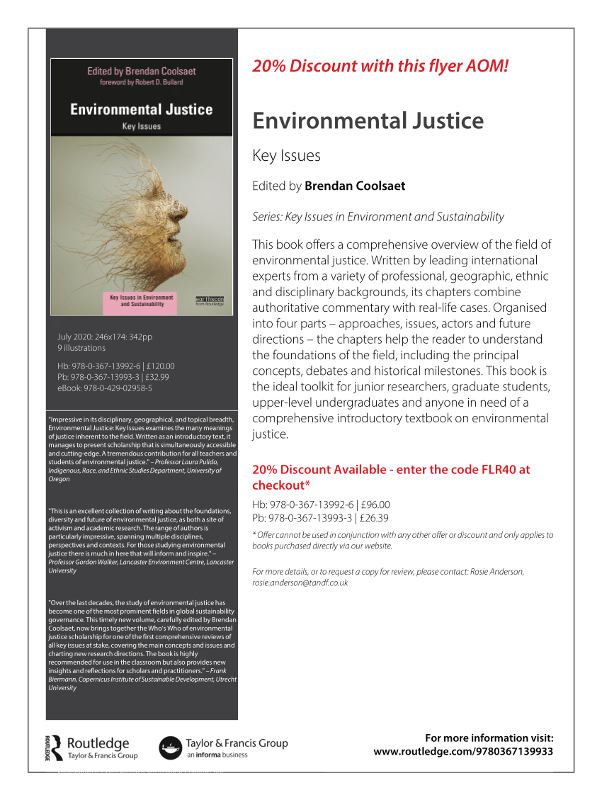 Pdf Environmental Justice Key Issues