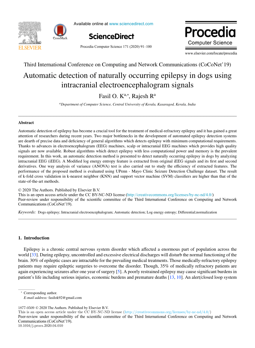 Automated seizure detection systems and their effectiveness for each type  of seizure - ScienceDirect