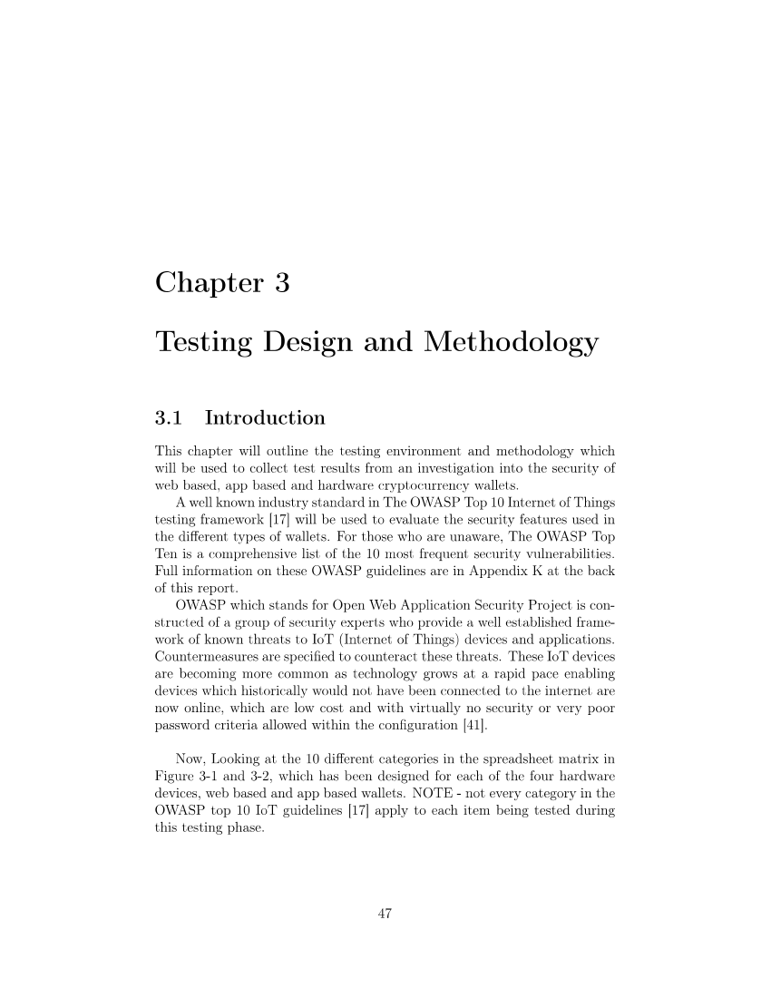 methodology msc dissertation