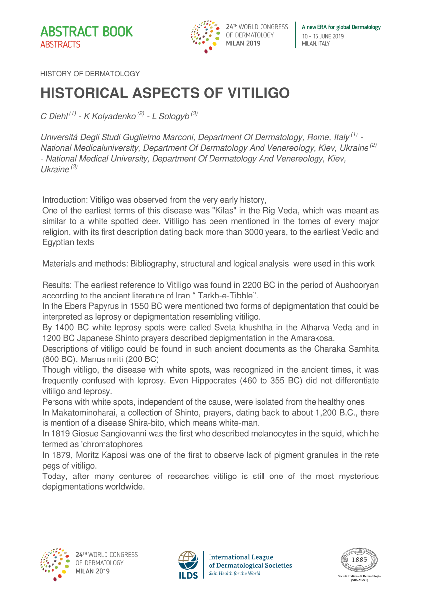 thesis on vitiligo pdf