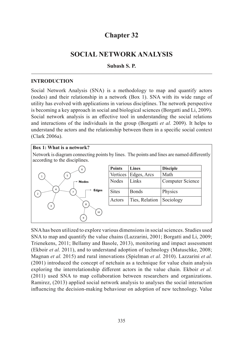 research paper social network analysis