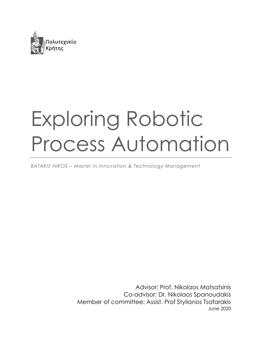 research paper on robotic process automation