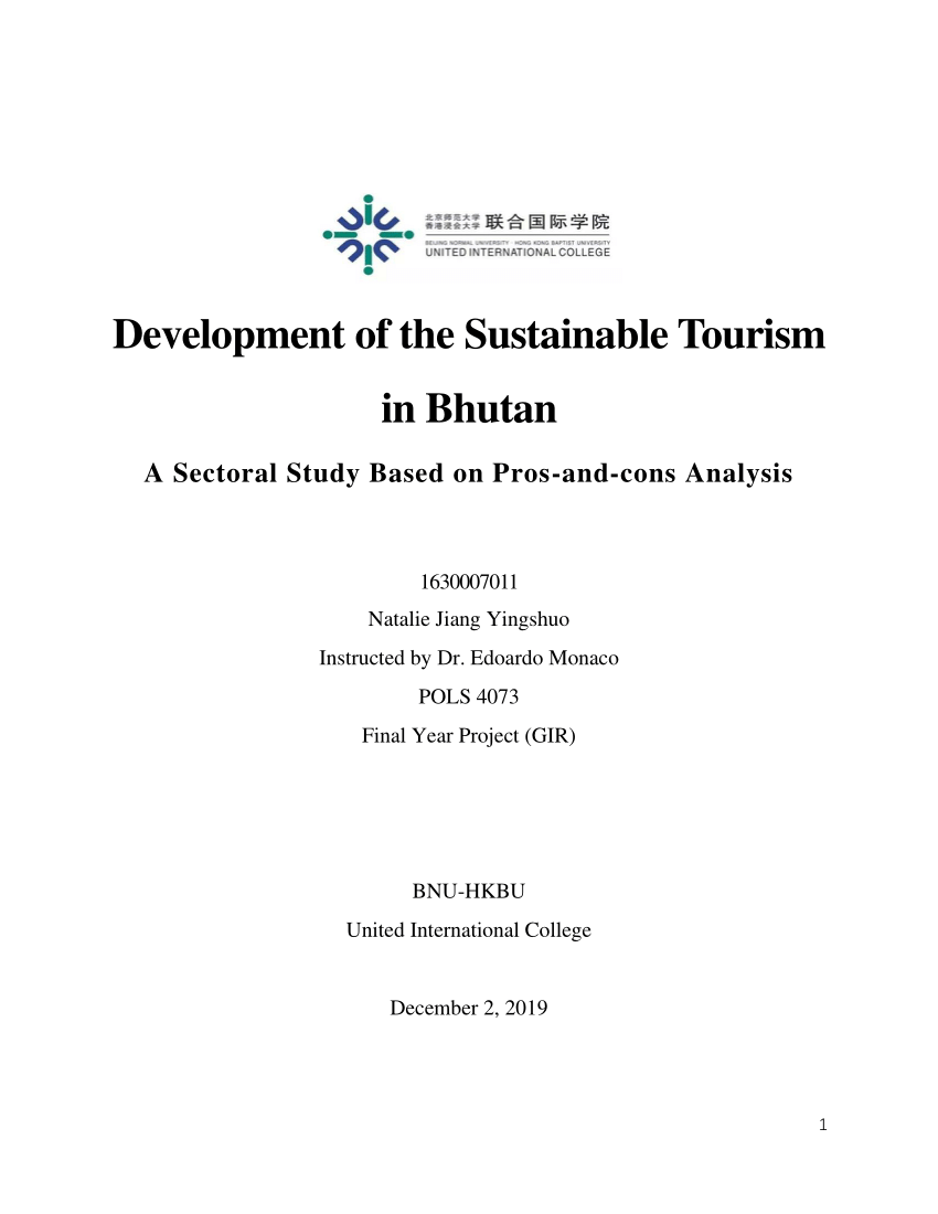 bhutan tourism case study