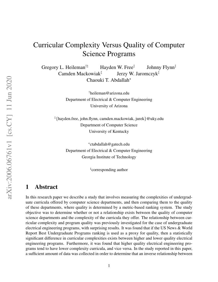 pdf-curricular-complexity-versus-quality-of-computer-science-programs