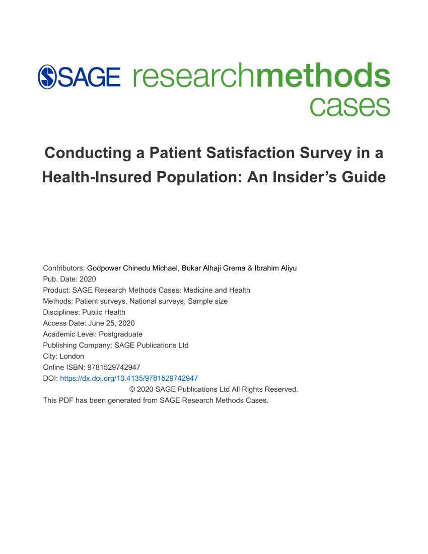 research proposal on patient satisfaction