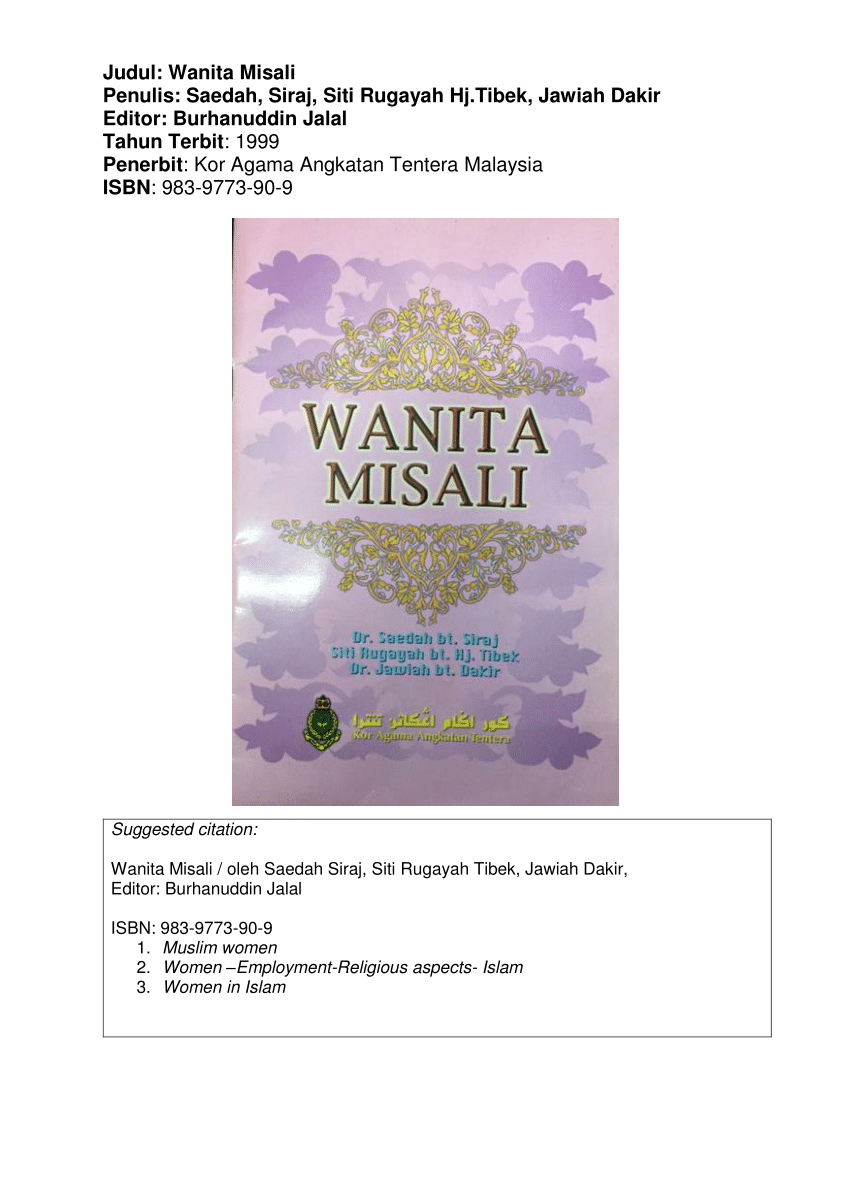 Pdf Wanita Misali