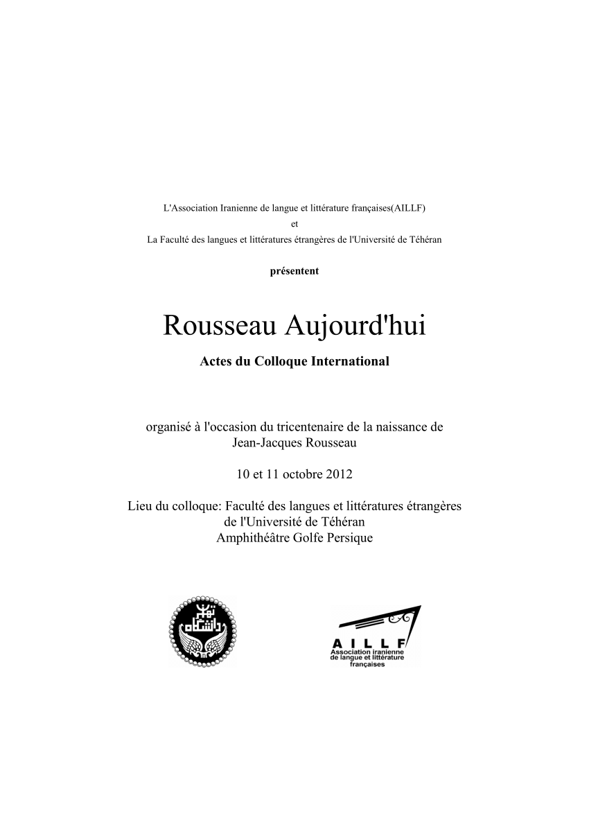 Pdf Rousseau Montaigne Levi Strauss Et L Anthropologie