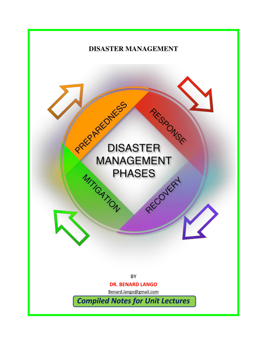 assignment on disaster management in hospital