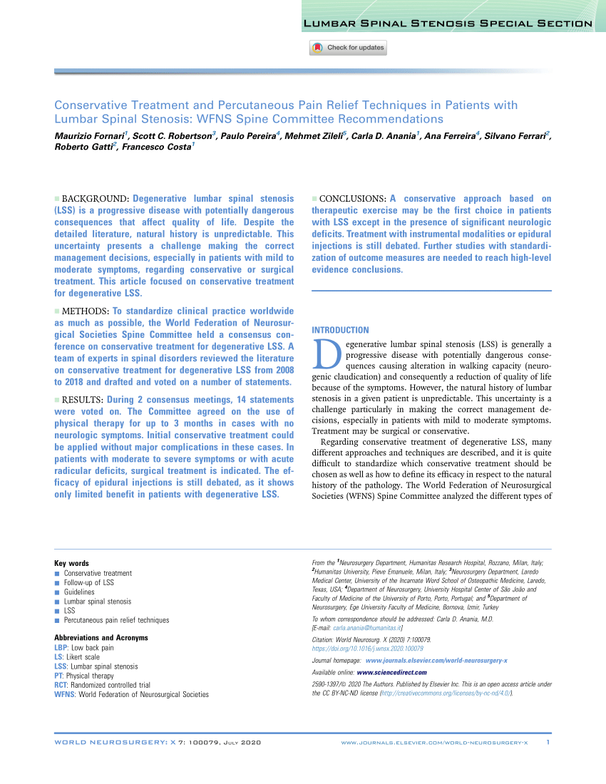 Spinal Stenosis  Diagnosing & Treatment Options: Progressive Spine &  Sports Medicine: Pain Medicine