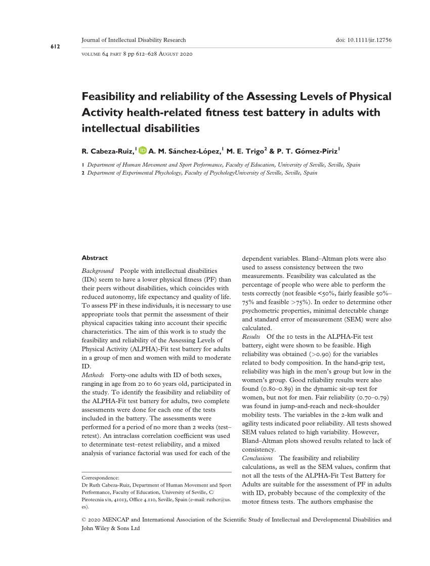 Evaluating Physical Limitations Associated With No Space, Article