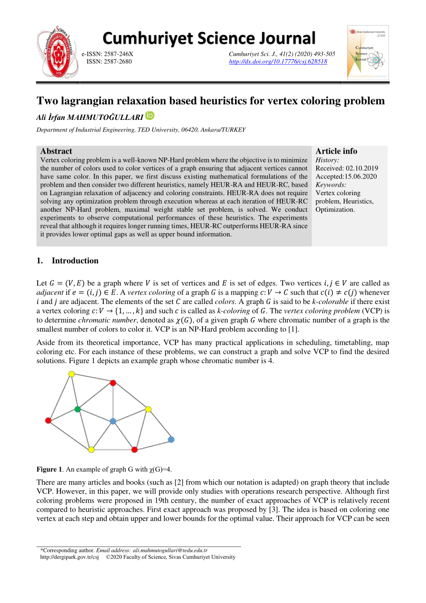 pdf-two-lagrangian-relaxation-based-heuristics-for-vertex-coloring-problem