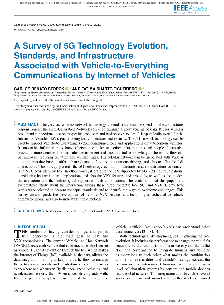 PDF) A Survey of 5G Technology Evolution, Standards, and ...