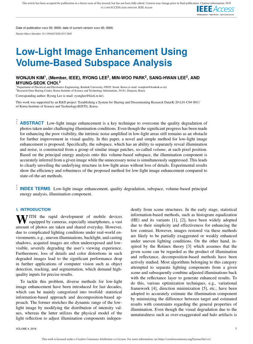 research papers on image enhancement