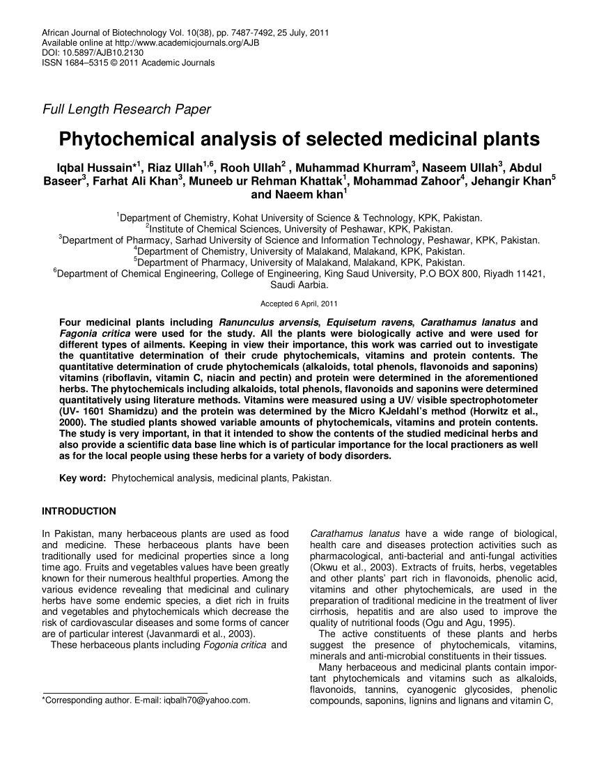 research paper on medicinal plants pdf