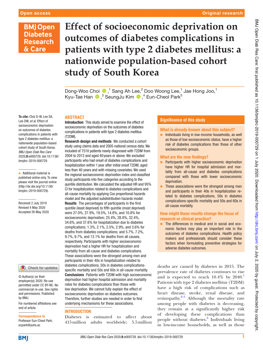 bmj open diabetes research & care impact turkish journal of diabetes nursing