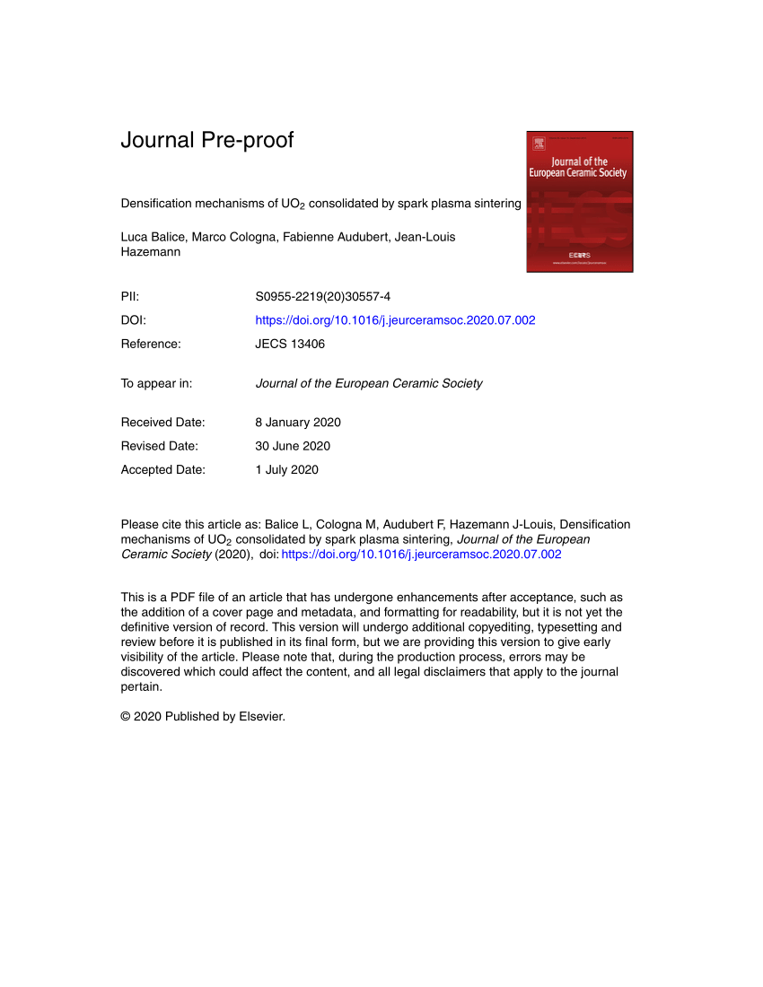 PDF) Phase assembly and electrical conductivity of spark plasma sintered  CeO2–ZrO2 ceramics