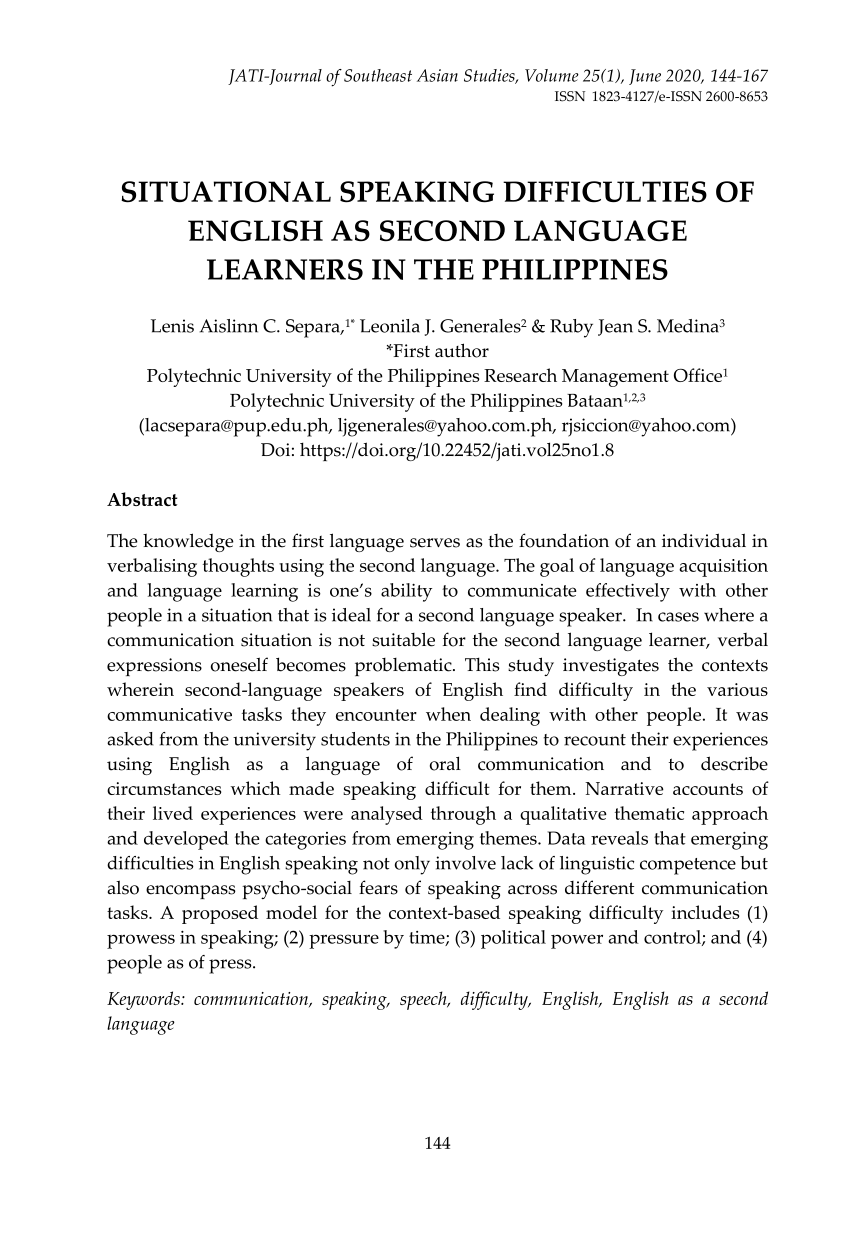research about english language in the philippines