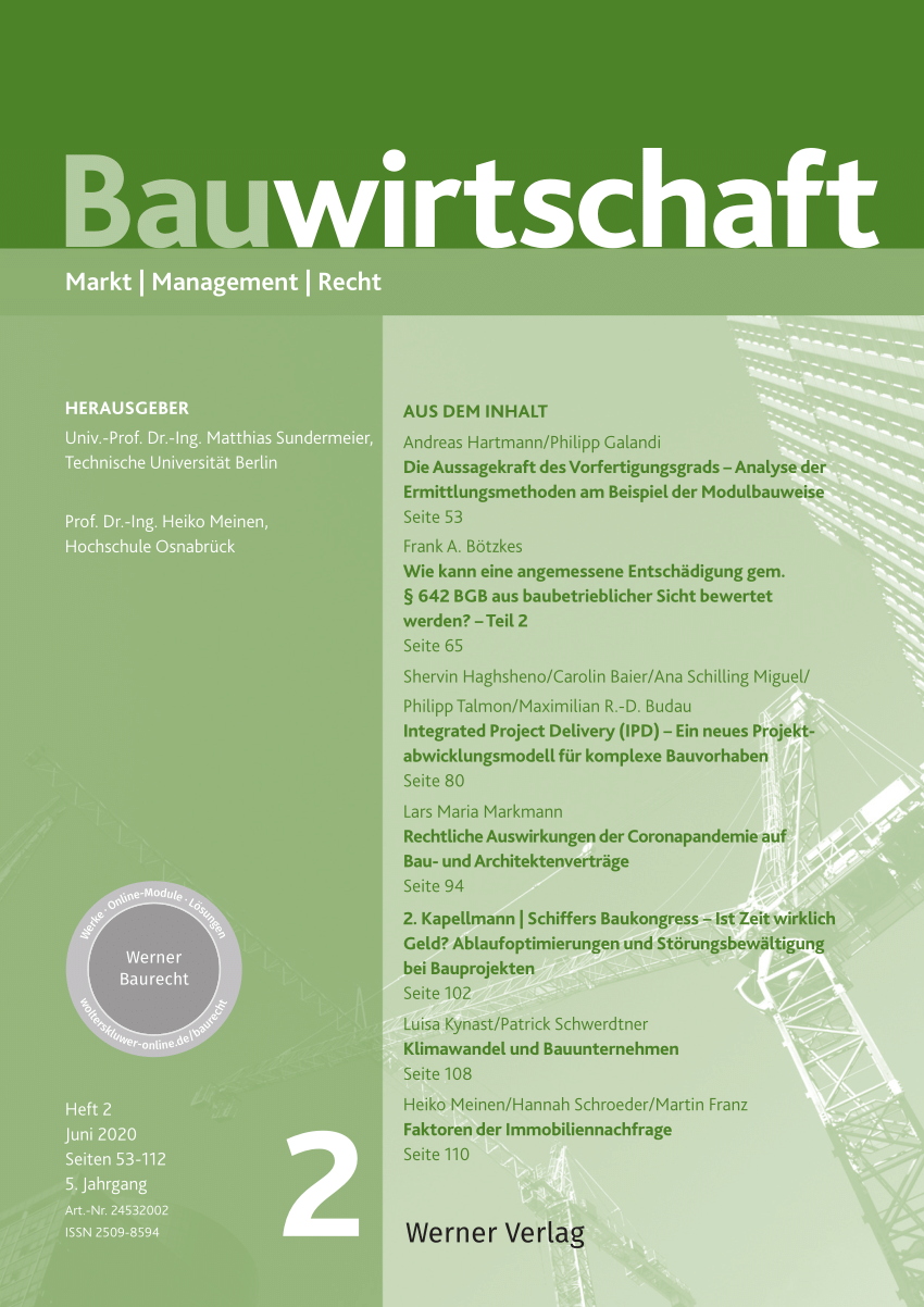 Detail 5/2022 Vorfertigung und Modulbau / Prefabrication dann