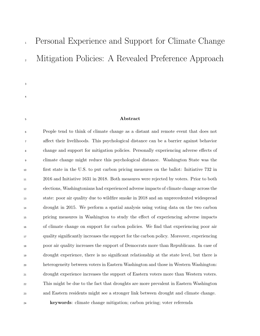 Percent Votes On Carbon Initiatives In 16 I 732 And 18 I 1631 Download Scientific Diagram