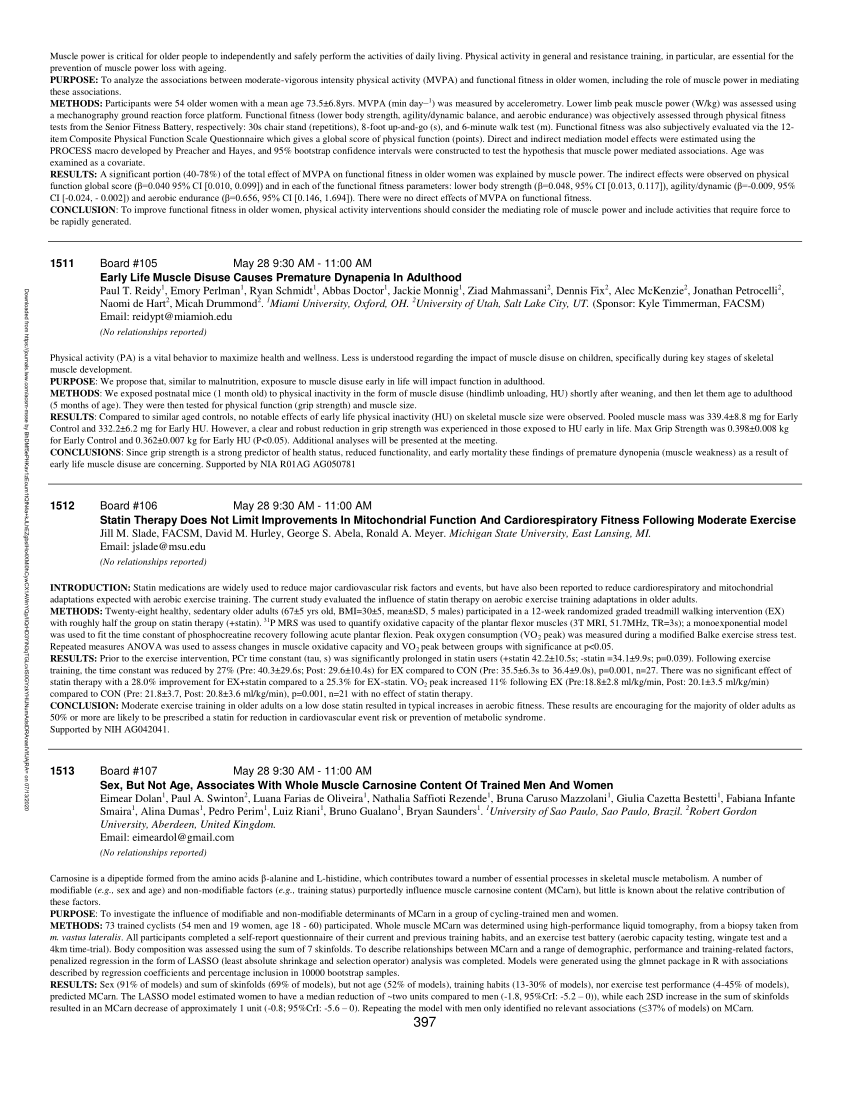 Pdf Sex But Not Age Associates With Whole Muscle Carnosine Content Of Trained Men And Women