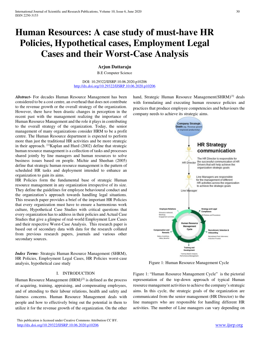 case study on hr policies