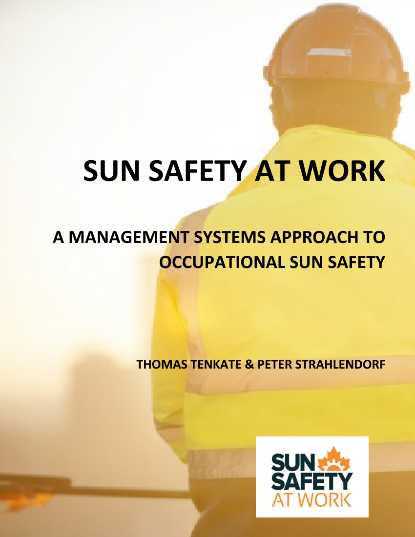 Pdf Sun Safety At Work A Management Systems Approach To Occupational