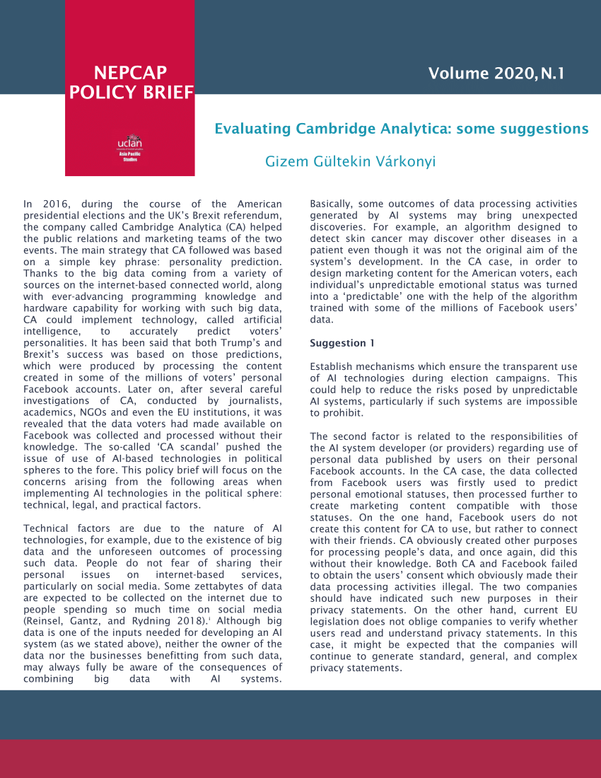 ★ Policy brief contoh kasus jurnal