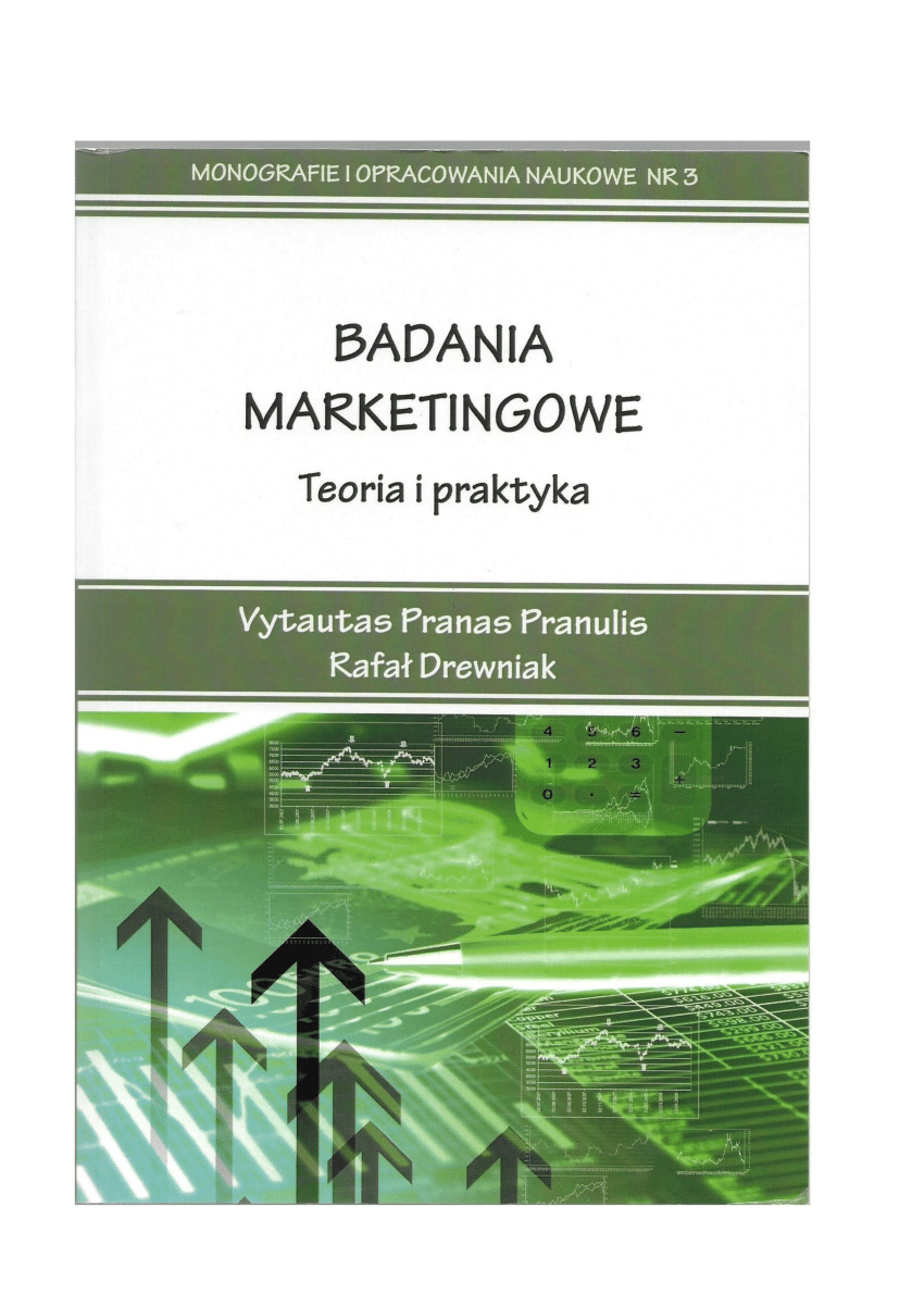 Pdf Badania Marketingowe Teoria I Praktyka