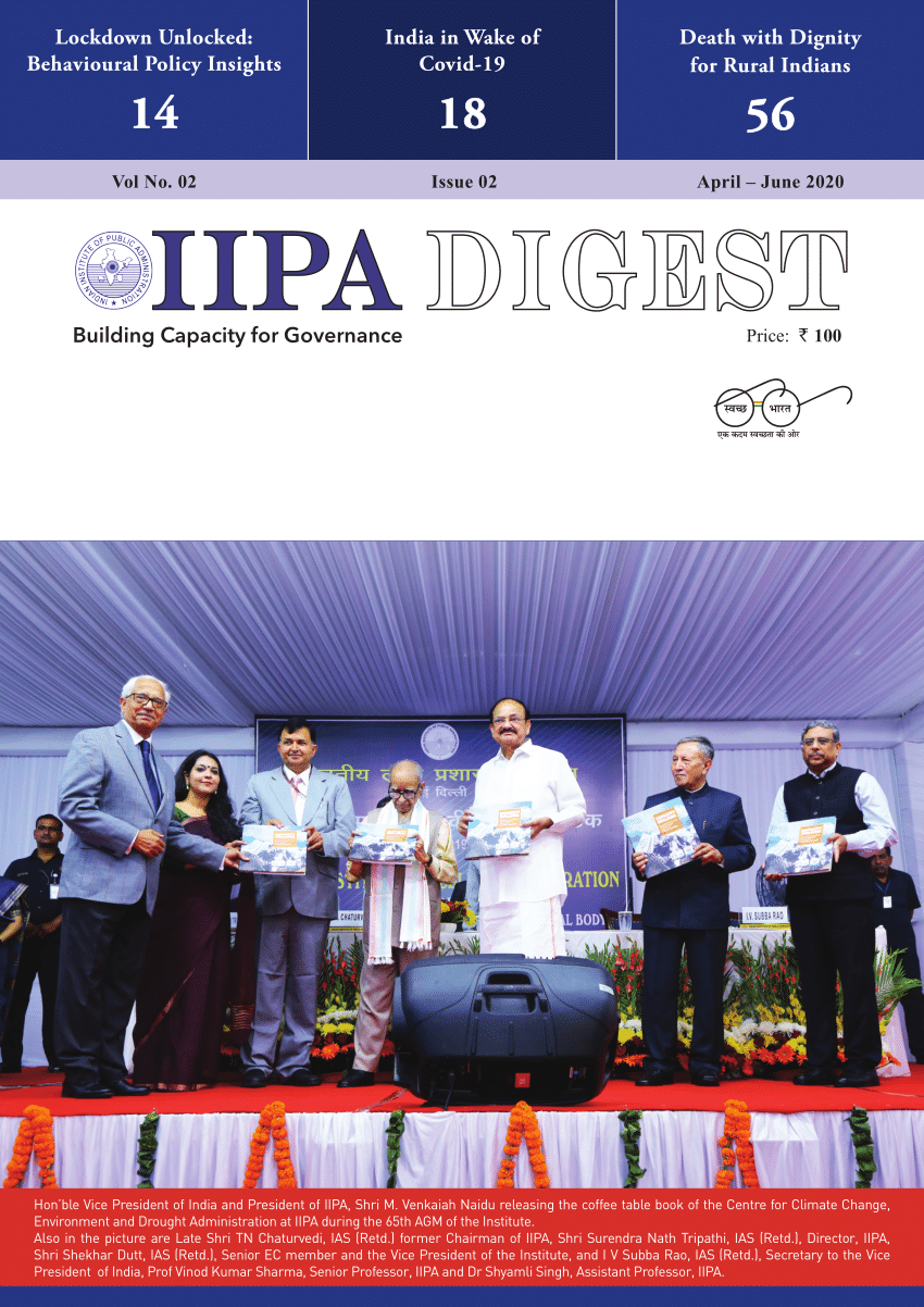 Indian Institute Of Public Administration Iipa Journal