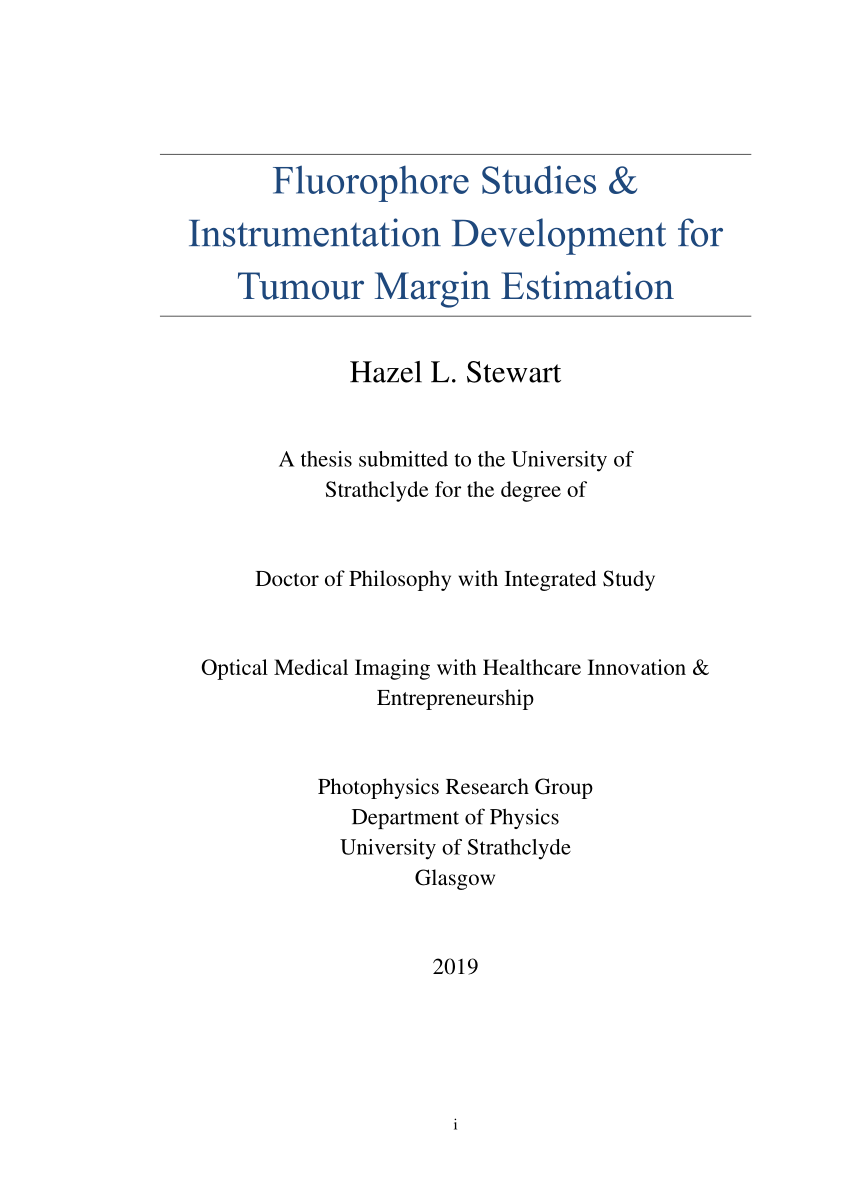 thesis topics in instrumentation