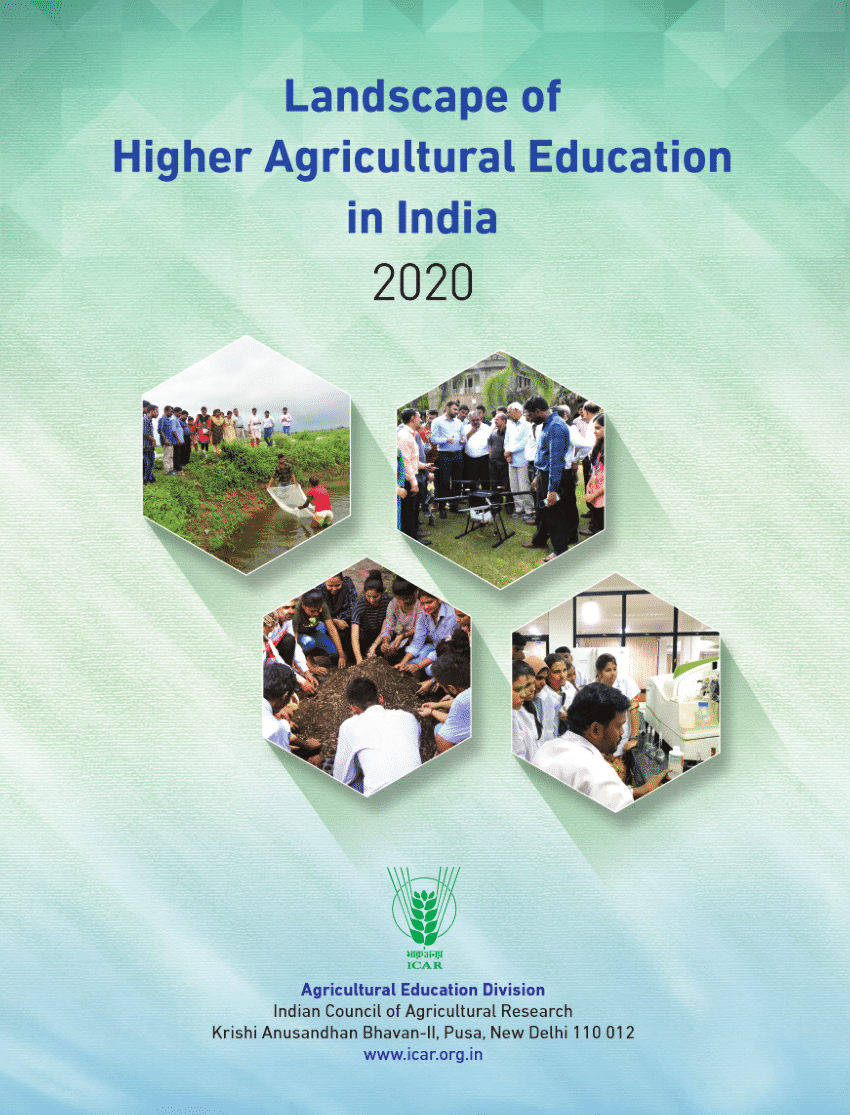 (pdf) Landscape Of Higher Agricultural Education In India