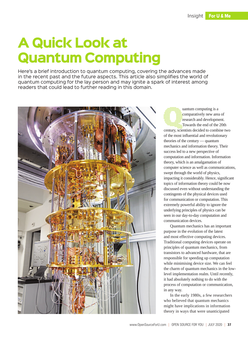 recent research topics in quantum computing