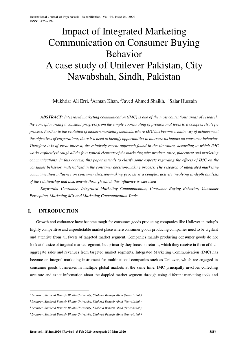 unilever pakistan case study