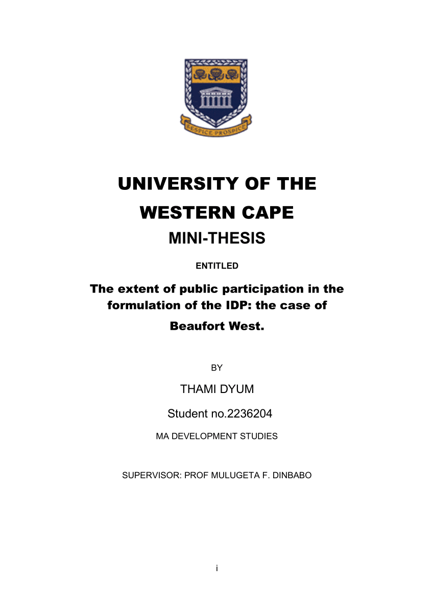 thesis pdf online