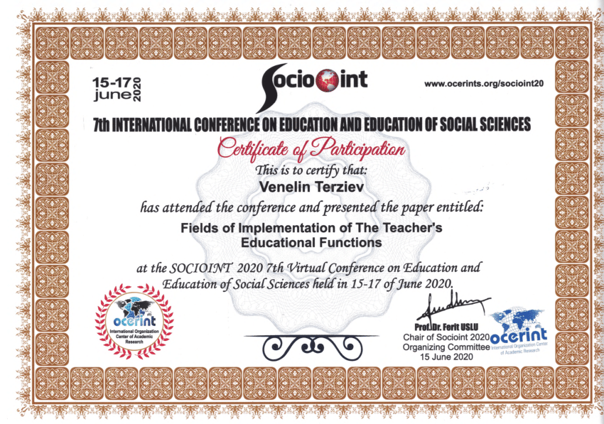 Pdf Certificate Of Participation