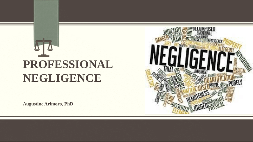 research paper on professional negligence