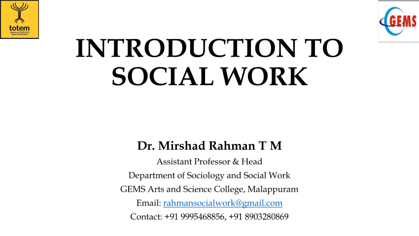 introduction to social work assignments